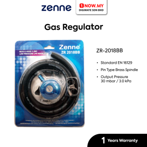 ZENNE Gas Regulator Pack Low Pressure (1.5M) ZR-2018BB