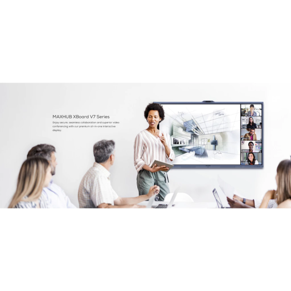 MAXHUB 55" XBoard V7 Series 4K UHD Interactive Display Business Touchscreen V5550 (Pre Order) - Image 2
