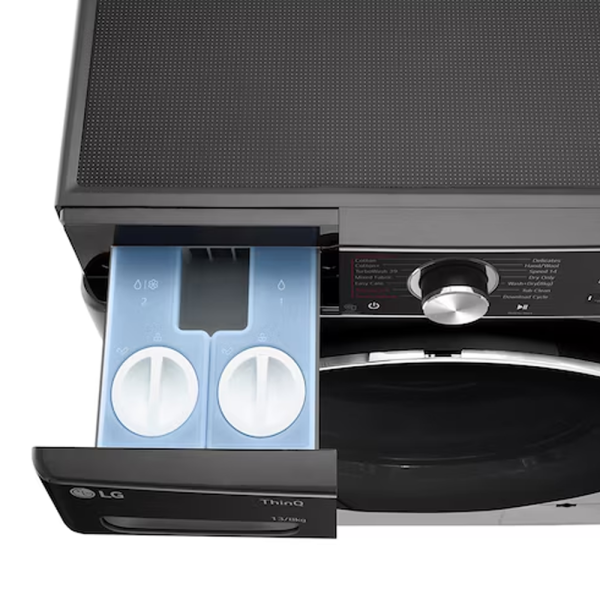 LG 13/8kg Inverter Front Load Washer Dryer with AI Direct Drive Steam+ FV1413H2BA - Image 4