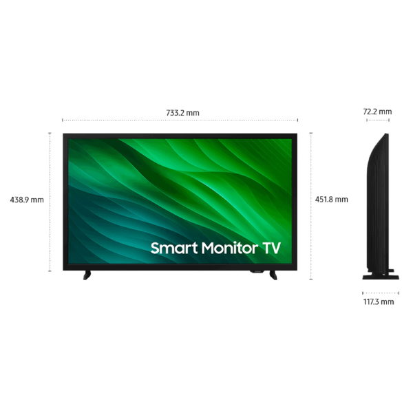 SAMSUNG 32" MH5000F HD Smart Monitor TV ​​​​​​​LS32H5000FKXXM - Image 2