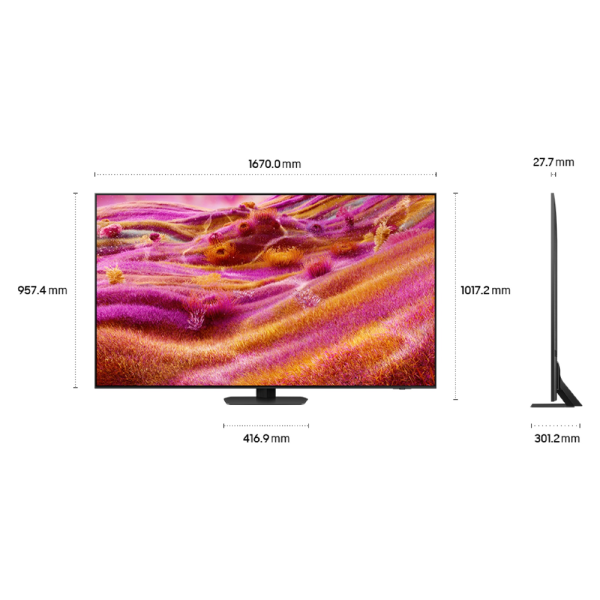 SAMSUNG 75" Neo QLED QN90F 4K Vision AI Smart TV QA75QN90FAKXXM | Up To 165Hz (Pre Order) - Image 2