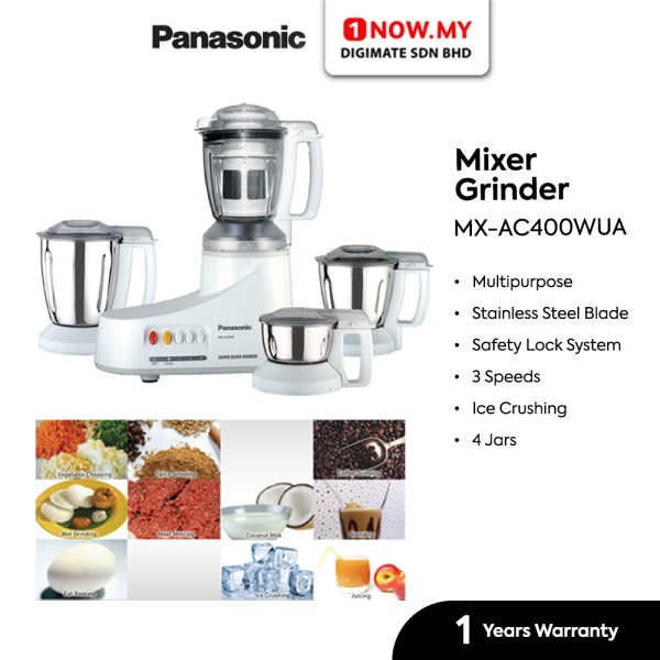 PANASONIC Mixer Grinder MX-AC400WUA