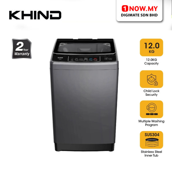 KHIND 12kg Top Load Washing Machine WM120B