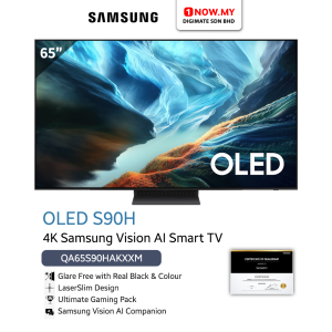 SAMSUNG 65" OLED S90H 4K Vision AI Smart TV QA65S90HAKXXM