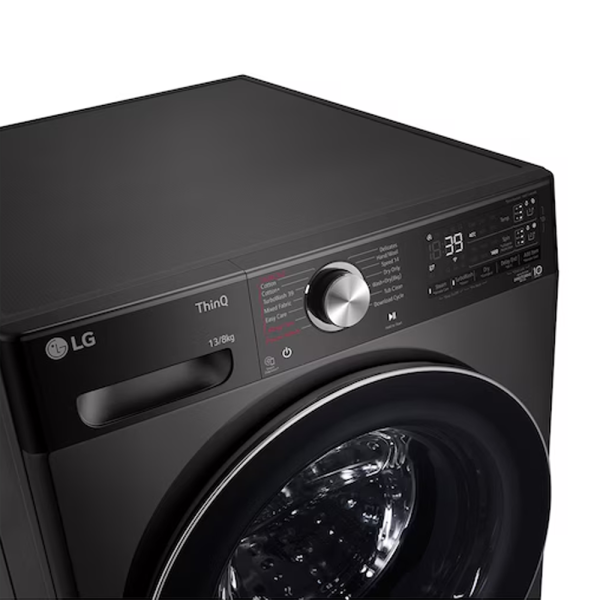 LG 13/8kg Inverter Front Load Washer Dryer with AI Direct Drive Steam+ FV1413H2BA - Image 3