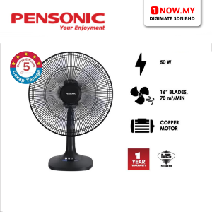 PENSONIC 16" Table Fan PF-4108 | 5 Star Energy Efficient