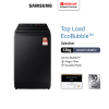 SAMSUNG 12kg Inverter Top-load Washer Ecobubble WA40F12E4BFQ | 4 Star Energy Efficient