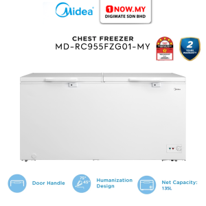 MIDEA 860L Chest Freezer 2-Door MD-RC955FZG01-MY