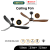 SIBERIAIR 56" Ceiling Fan With LED Light Remote CF/SI19/56/LED/DC (Random Color) | 5 Star Energy Efficient