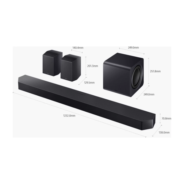 SAMSUNG 11.1.4ch Q-Series Soundbar HW-Q990H - Image 2