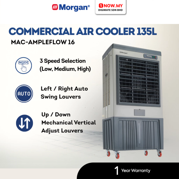 MORGAN 135L Commercial Air Cooler MAC-AMPLEFLOW 16