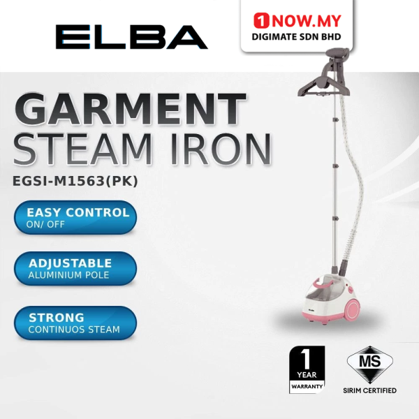 ELBA 1.9L Garment Steamer EGSI-M1563(PK) | Compact Design