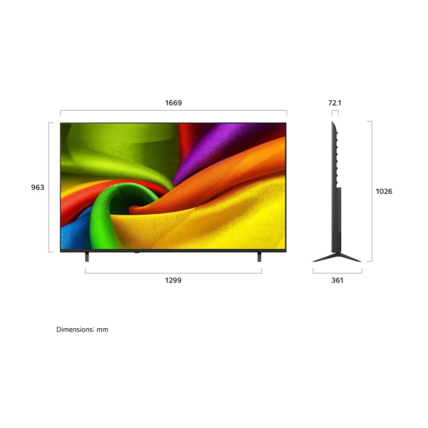 LG 75" NU84 NANO 4K UHD AI Smart TV 75NU845BPSB (Pre Order) - Image 2