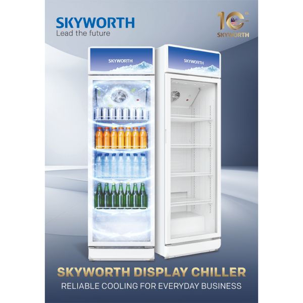 SKYWORTH 300L Showcase Chiller CB-SC300GWD - Image 3