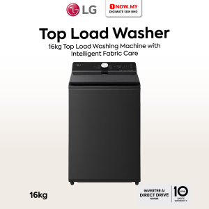 LG 16kg Inverter Top Load Washing Machine with Intelligent Fabric Care TX2516DT5O