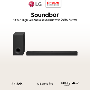 LG 3.1.3ch High Res Audio soundbar with Dolby Atmos S80TY