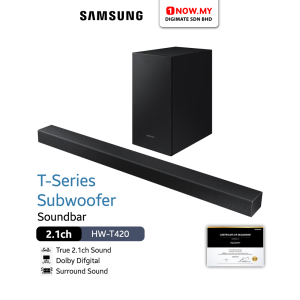 SAMSUNG 2.1Ch SoundBar HW-T420 | 150W Powerful bass