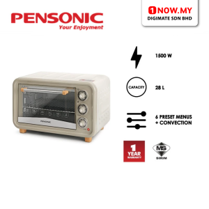 PENSONIC 28L Retro Electric Oven PEO-2812