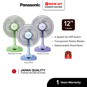 PANASONIC 12" Table Fan F-MN304 (Random Color) | 5 Star Energy Efficient
