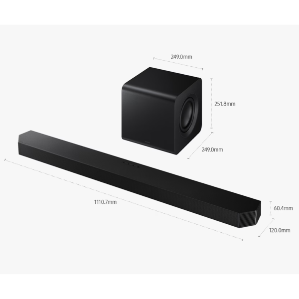 SAMSUNG 5.1.2ch Q-Series Soundbar With Subwoofer HW-Q800H - Image 2