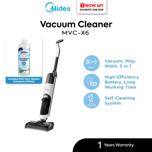 MIDEA Wet & Dry Vacuum Cleaner MVC-X6 | Great Floor Cleaner 3 In 1 With Self-Cleaning Function