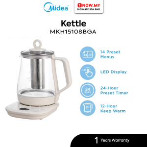MIDEA 1.5L Healthy Pot Kettle 14 Preset Programs MKH15108BGA