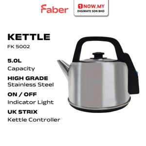 FABER 5L Electric Kettle FK 5002 | Safe Boiling