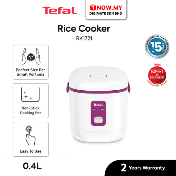 TEFAL 0.4L Mini Mechanical Rice Cooker RK172165 | Compact For Small Portions