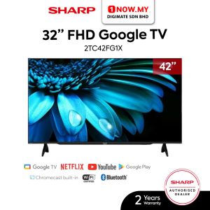 SHARP AQUOS 42" FG1X FHD Google TV 2TC42FG1X | Great Entertainment