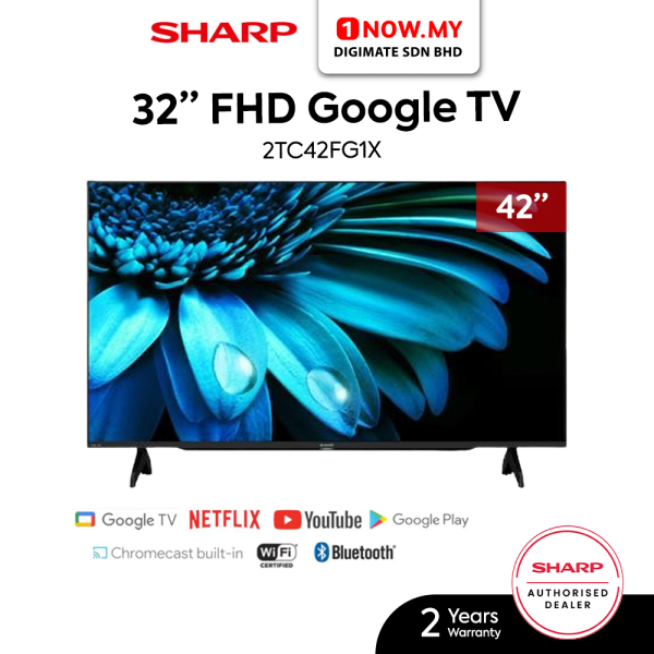SHARP AQUOS 42" FG1X FHD Google TV 2TC42FG1X | Great Entertainment