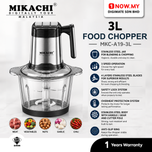 MIKACHI 3L Food Chopper Mincer MKC-A19-3L
