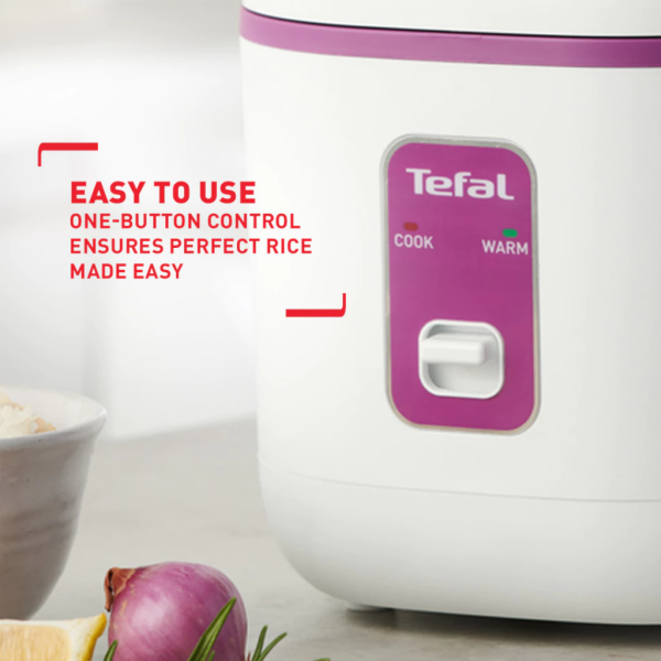TEFAL 0.4L Mini Mechanical Rice Cooker RK172165 | Compact For Small Portions - Image 4