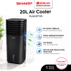 SHARP 20L Air Cooler PJA200TVB | Water-lacking Protection