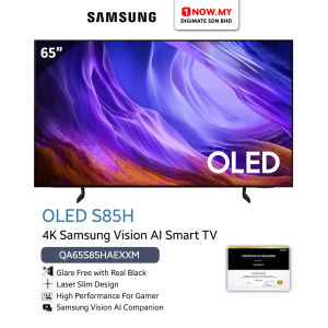SAMSUNG 65" S85H Oled 4K Vision AI Smart TV QA65S85HAEXXM