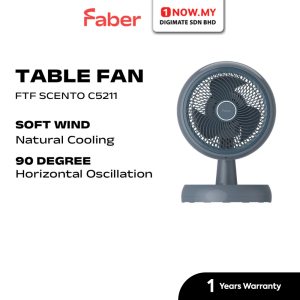 FABER 8" Circulation Table Fan FTF SCENTO C5211