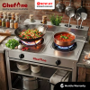 CHEF ONE Double Burner Stainless Steel Standing Gas Stove 4.9kW+4.9kW UGS-8052SG