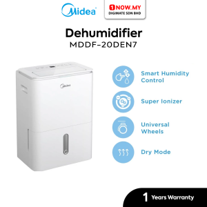 MIDEA 20L/Day Smart Dehumidifier With Super Ionizer MDDF-20DEN7