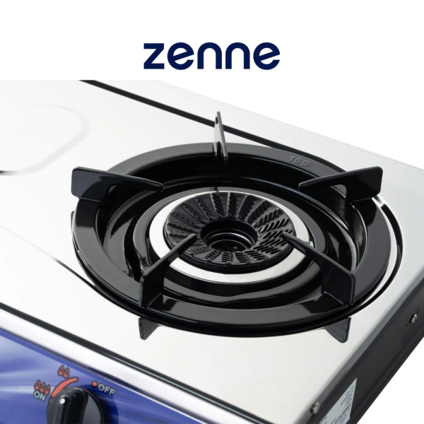 ZENNE Double Burner Gas Cooker (3.6kW) KGS201C - Image 3
