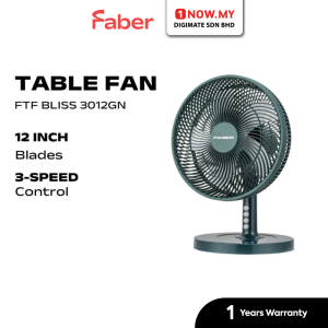 FABER 12" Table Fan FTF BLISS 3012GN