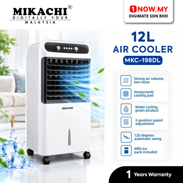 MIKACHI 12L Air Cooler MKC-198DL