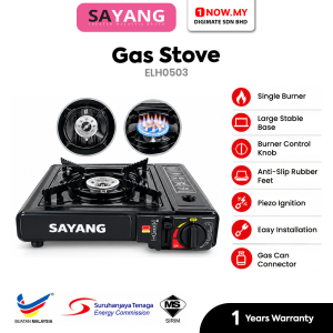 SAYANG 1 Burner Portable Gas Stove ELH0503