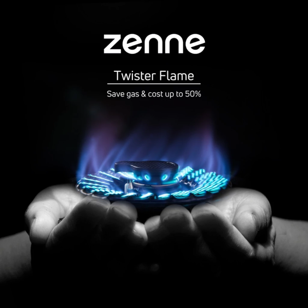 ZENNE Double Burner Gas Cooker (3.6kW) KGS201C - Image 7