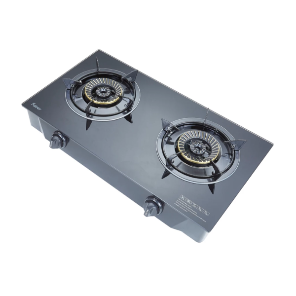 FABER Double Burner Glass Gas Stove 4.3kW FC GLAZZO G243 - Image 3
