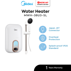 MIDEA Instant Water Heater DC Pump 3.8kW MWH-38U3-SL