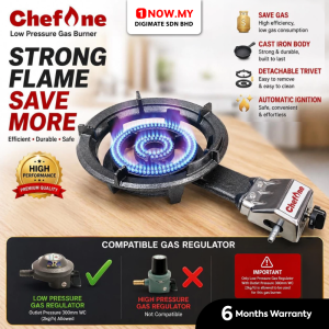 CHEF ONE Single Cast Iron Gas Stove 31A