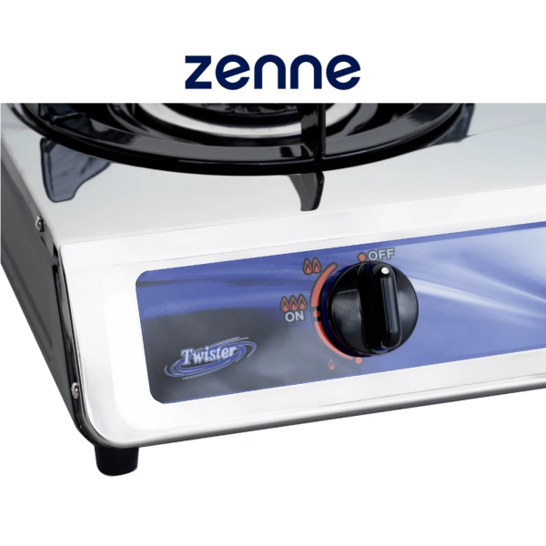 ZENNE Double Burner Gas Cooker (3.6kW) KGS201C - Image 4