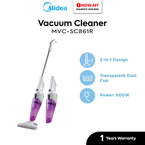 MIDEA 2-in-1 Corded Handhel Stick Vacuum Cleaner MVC-SC861R