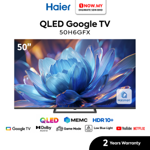 HAIER 50" H6G QLED Google TV 60Hz 50H6GFX