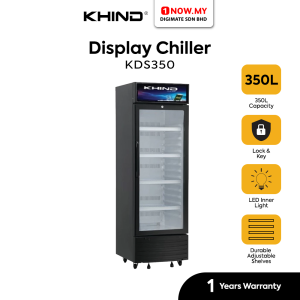 KHIND 350L Display Showcase KDS350 | Durable Easy Clean