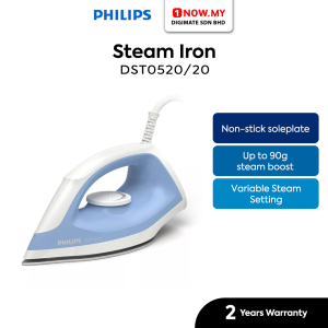 PHILIPS 500 Series Dry Iron DST0520/20 | Compact Effective Ironing With Ease
